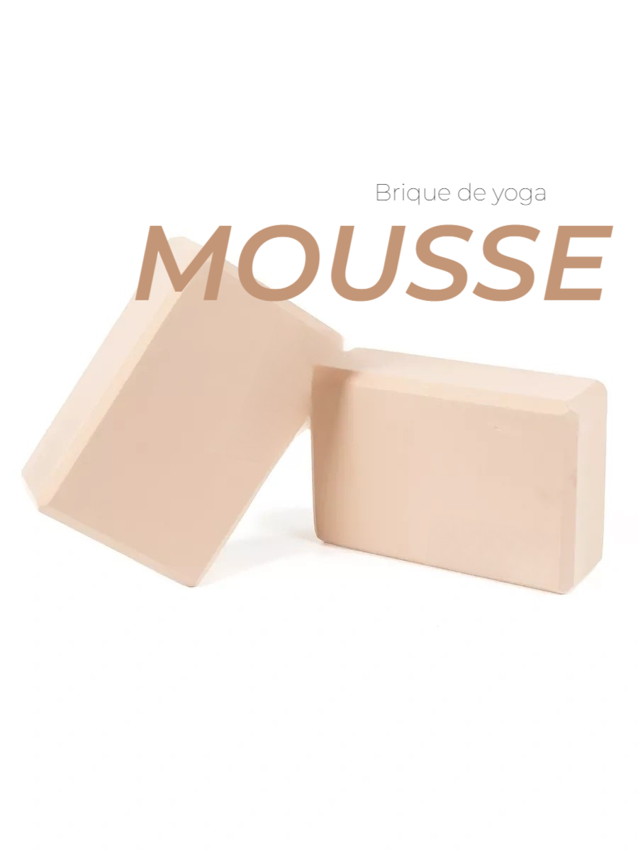 Brique yoga - Mousse - Mystiq Yoga